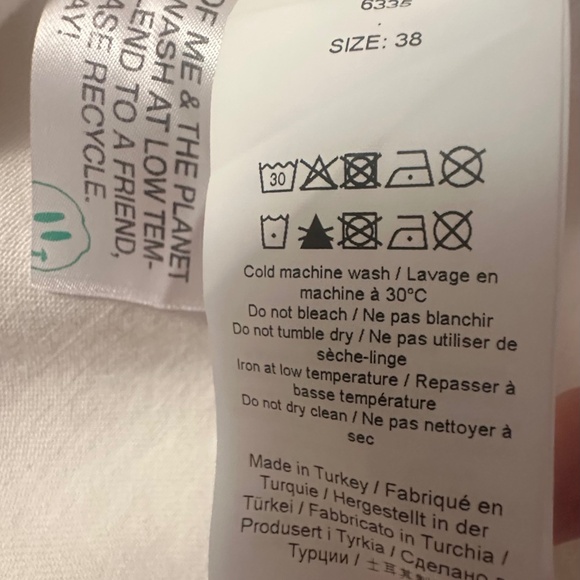 Ganni size 38 Jean Shirt - Picture 4 of 4